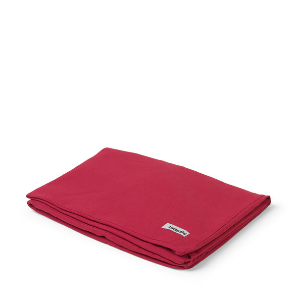Housse de remplacement pour coussin Tobine rouge chaud