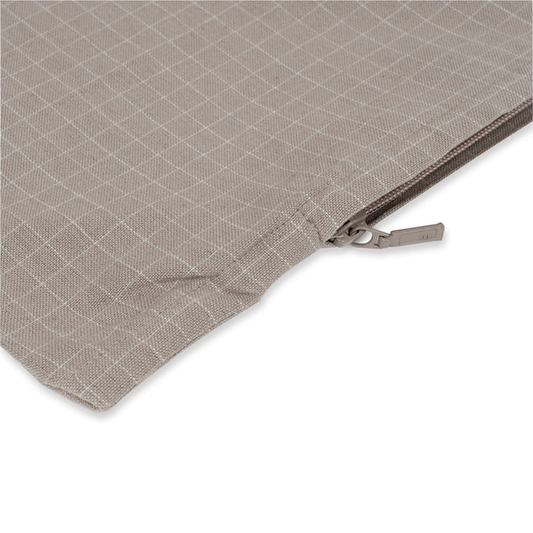 Housse de remplacement pour couette checkered Dark sand