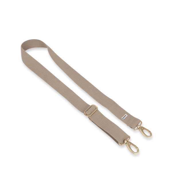 Cross body handle for dog bag Dark sand