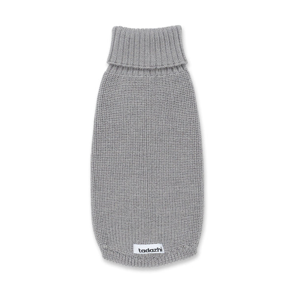 Pull on laine gris unisex